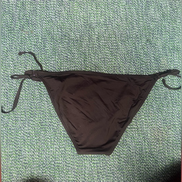 NEW LOFT Beach Black Side Tie Bikini Bottom - Picture 2 of 4